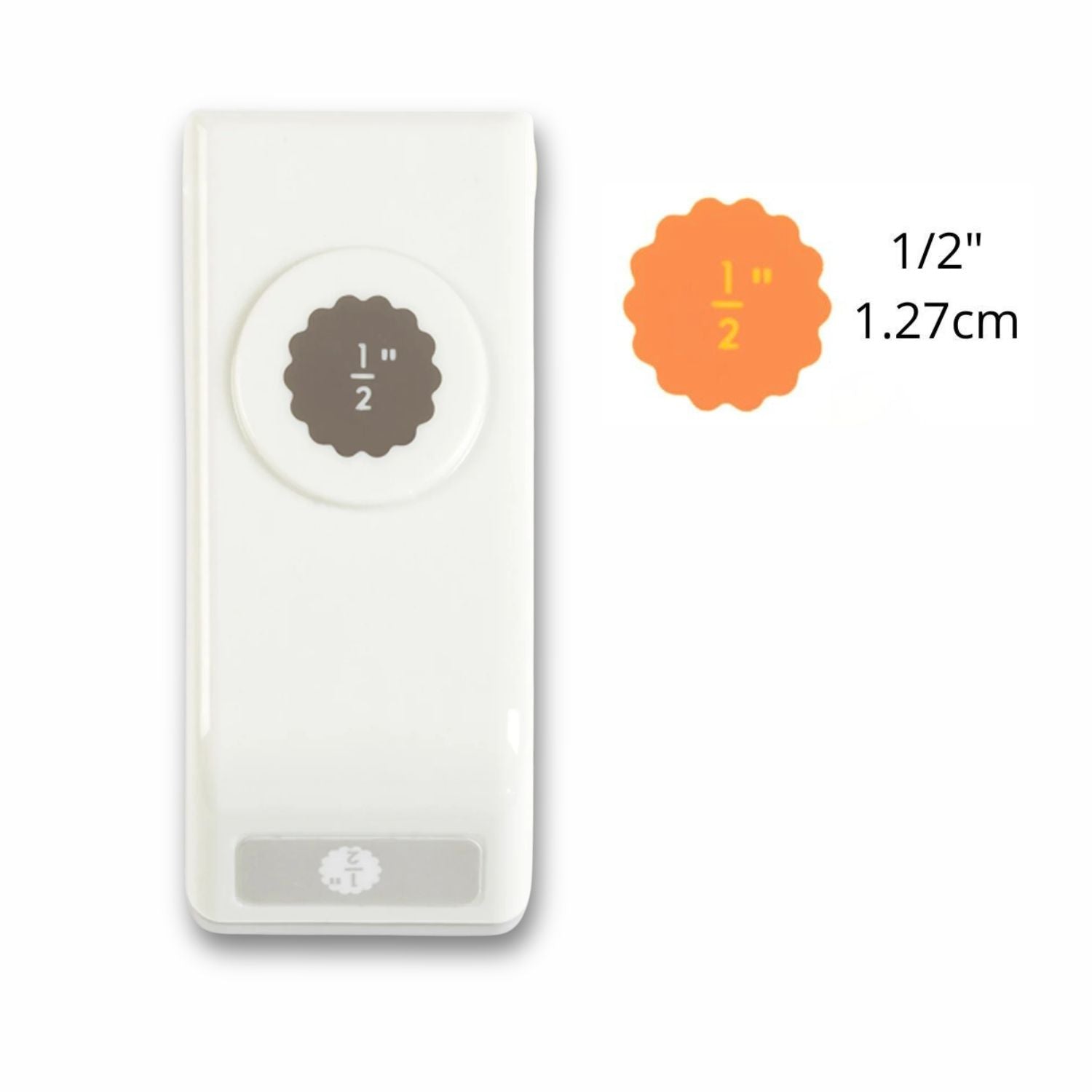 Slim Punch Scallop Circle 1/2&quot; / Perforadora de Círculo Onditas 1.27 cm Perforadoras Ek Success