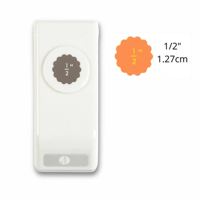 Slim Punch Scallop Circle 1/2&quot; / Perforadora de Círculo Onditas 1.27 cm Perforadoras Ek Success