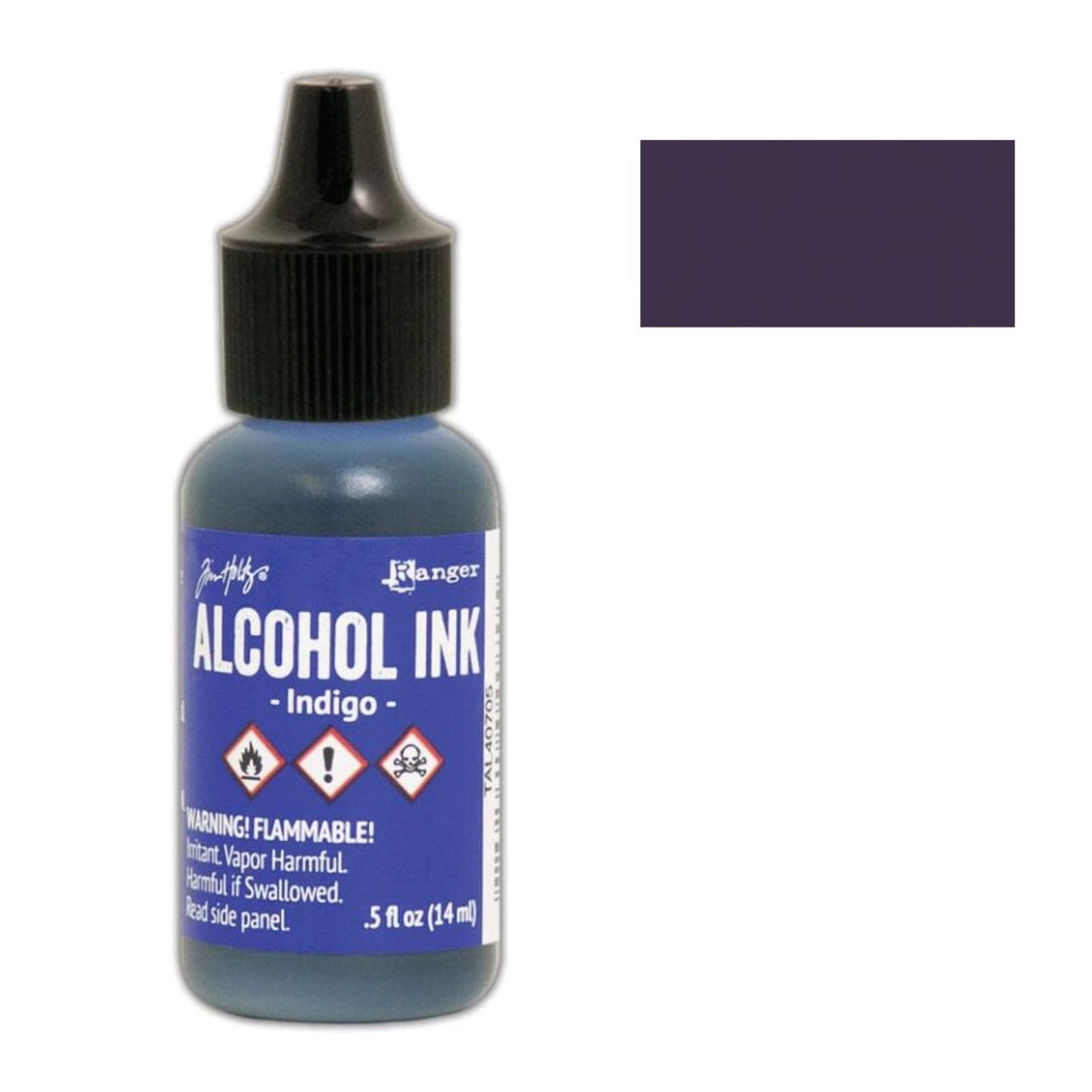 Tim Holtz Alcohol Indigo / Tinta al Alcohol Indigo Tintas al Alcohol Ranger