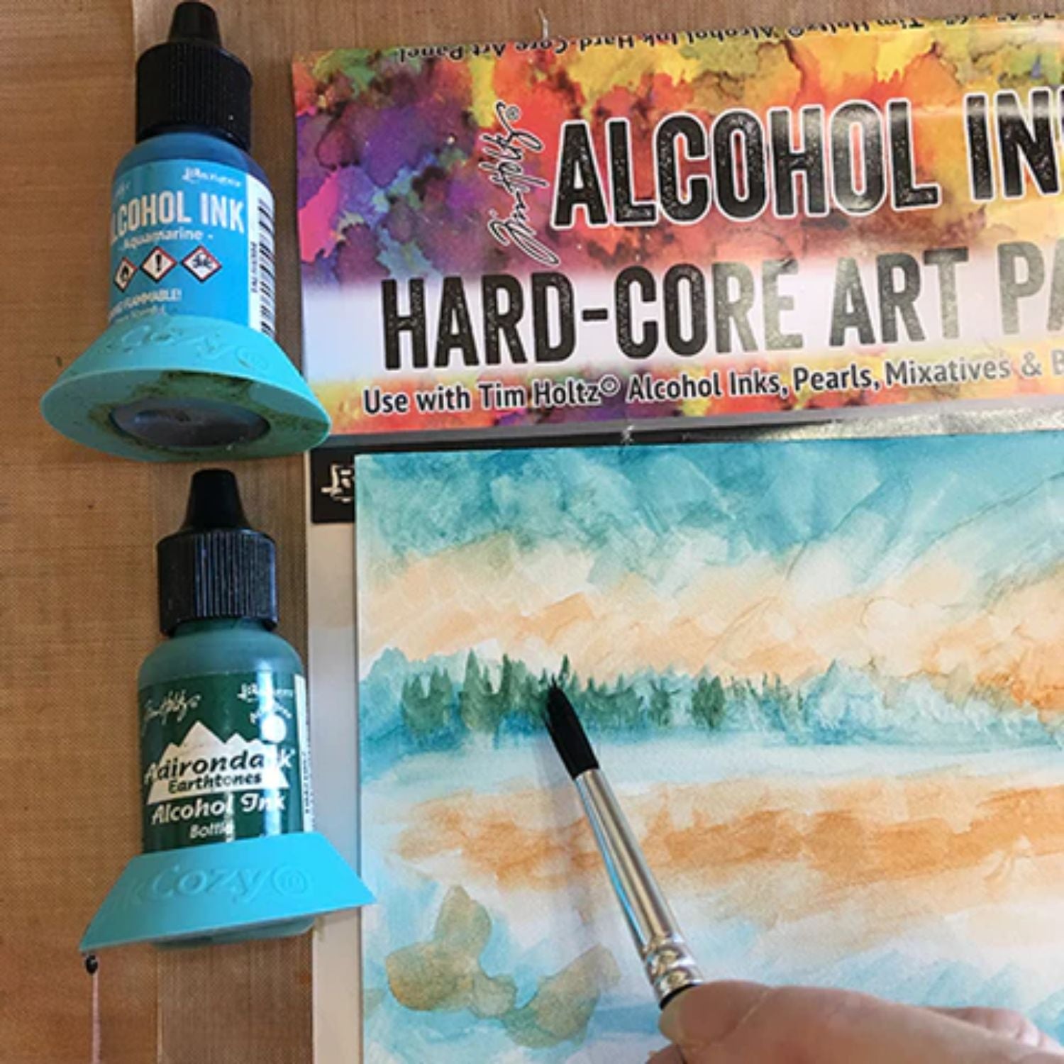 Tim Holtz Alcohol Ink Bottle / Tinta al Alcohol Verde Botella Tintas al Alcohol Ranger