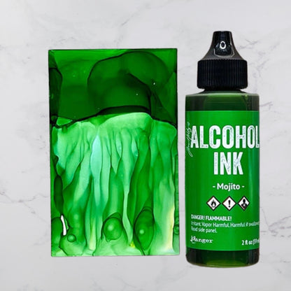 Tim Holtz Alcohol Ink Mojito / Tinta al Alcohol Verde Tintas al Alcohol Ranger