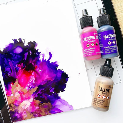 Tim Holtz Alcohol Ink Vineyard / Tinta al Alcohol Morado Tintas al Alcohol Ranger