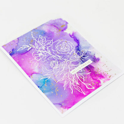 Tim Holtz Alcohol Pearls Villainous / Tinta al Alcohol Aperlada Morado Tintas al Alcohol Ranger