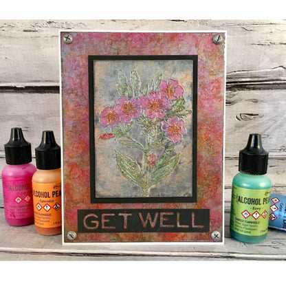 Tim Holtz Alcohol Pearls Splendor / Tinta al Alcohol Aperlada Naranja Tintas al Alcohol Ranger