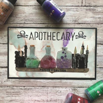Tim Holtz Alcohol Pearls Opulent / Tinta al Alcohol Aperlada Morado Opulento Tintas al Alcohol Ranger