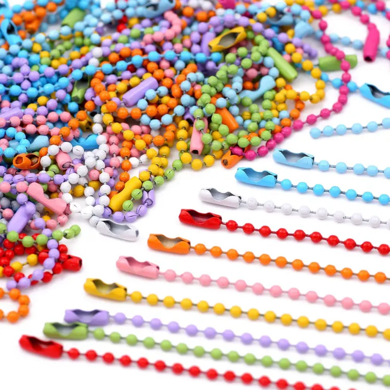 Cadena de Bola con Broche de Varios Colores Accesorios Hobbees