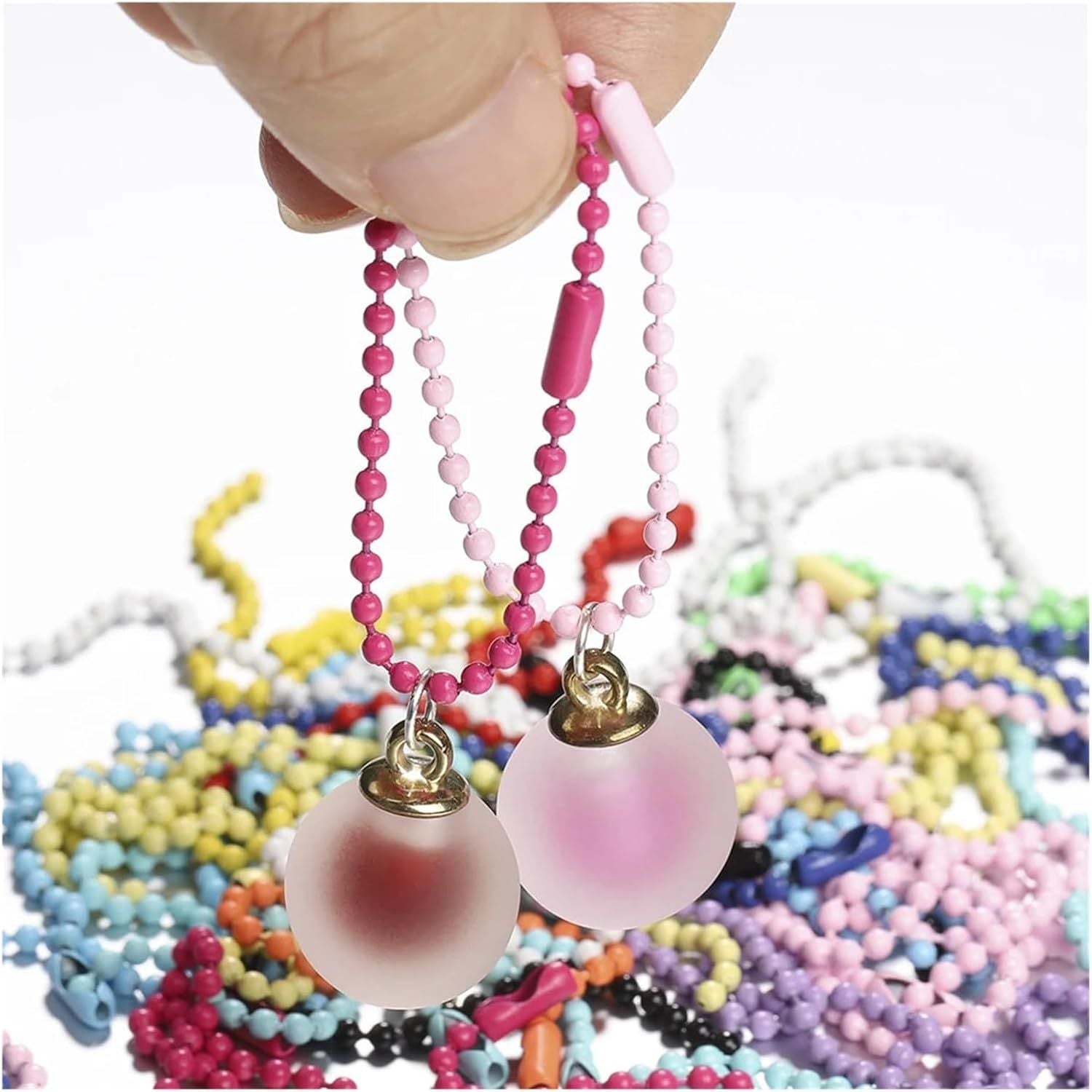 Cadena de Bola con Broche de Varios Colores Accesorios Hobbees