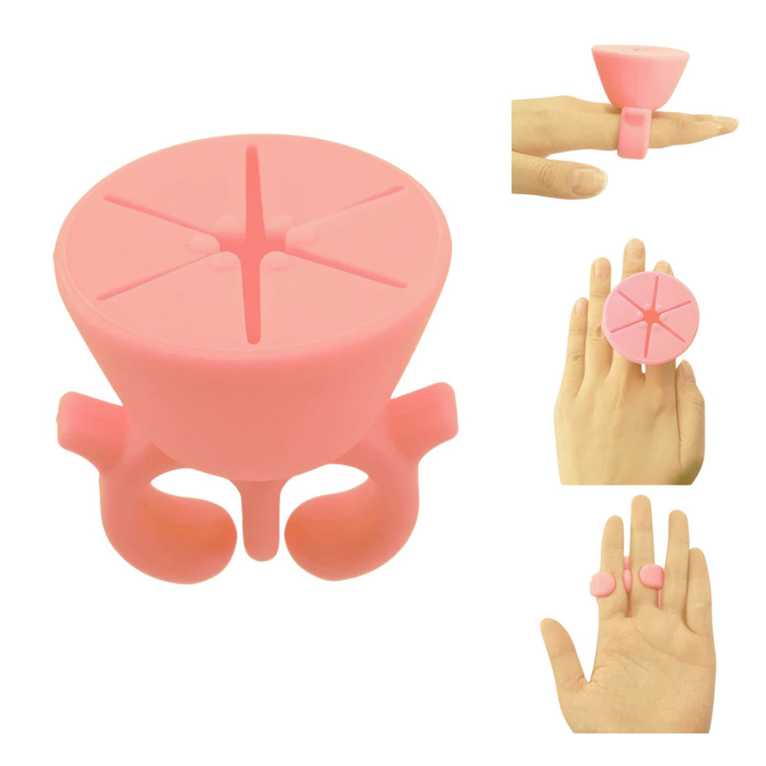 Anillo Colector de Desperdicios de Vinil Adhesivo Color Coral Herramientas Hobbees