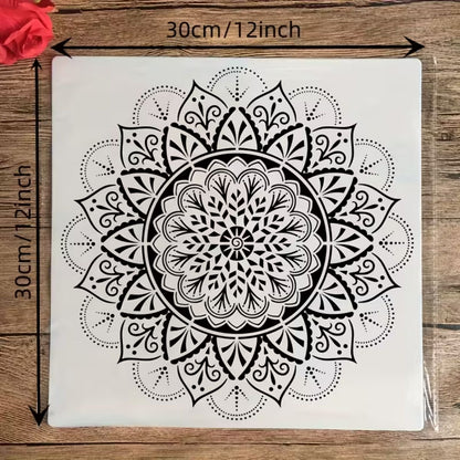 Esténcil de Mandala 14 Esténciles / Plantillas Hobbees