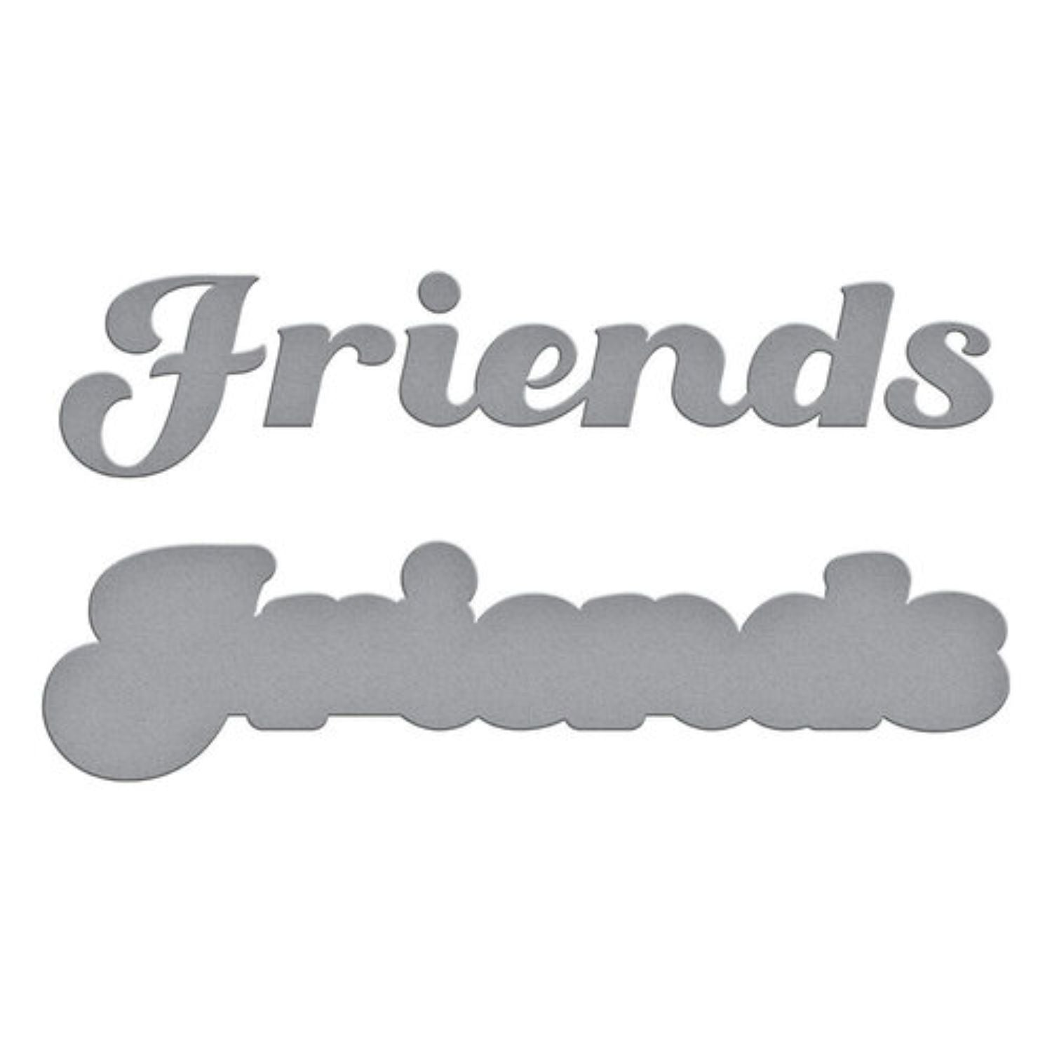 Friends Cutting Dies / Suajes De Corte Amigos Accesorios para Suajadoras Spellbinders