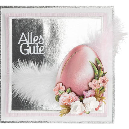 Faux Leather Adhesive Vinyl Roll Silver Metallic / Rollo de Vinil Adhesivo Imitación Piel Plata Descontinuado American Crafts