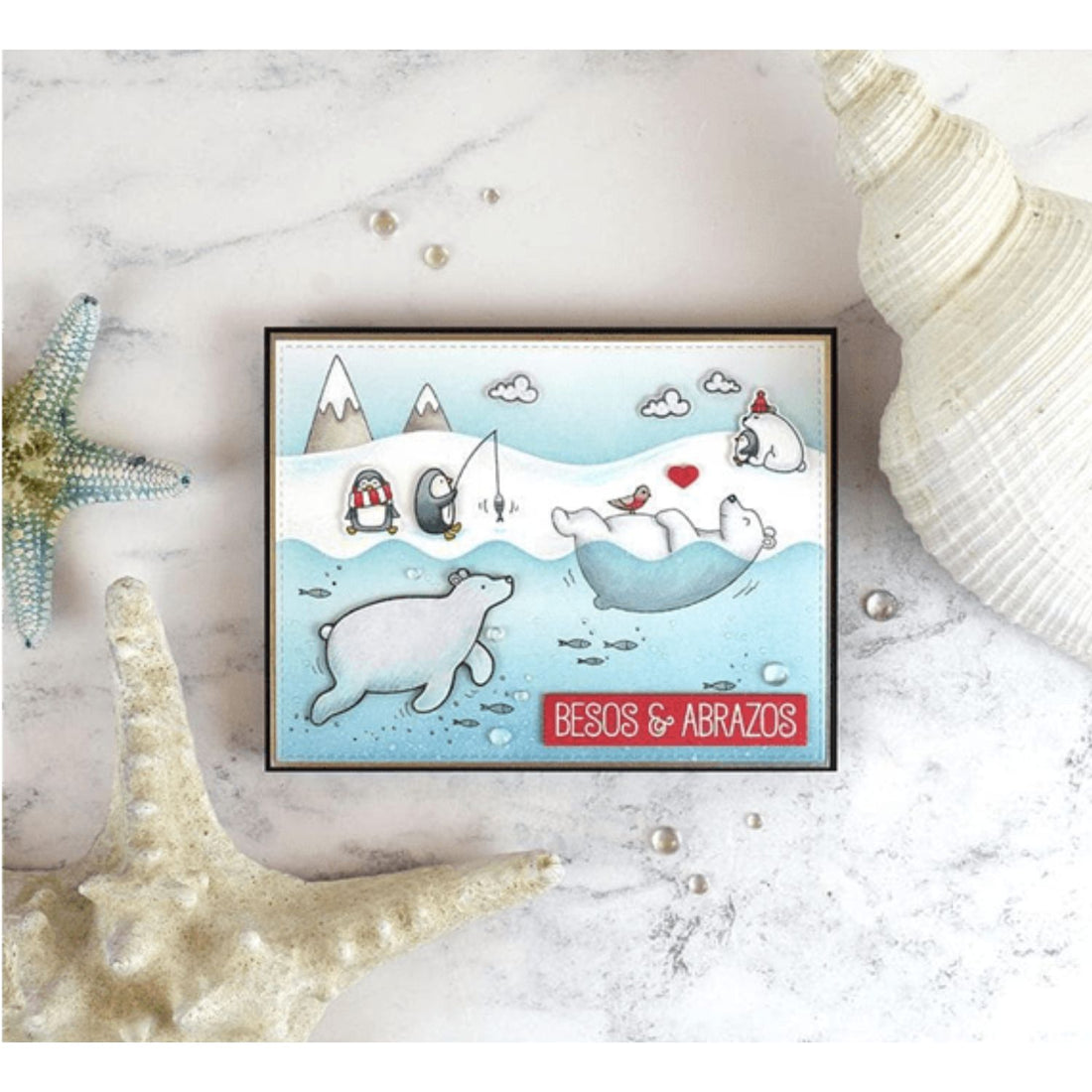 Set De Sellos Pensando En Ti &amp; Frases