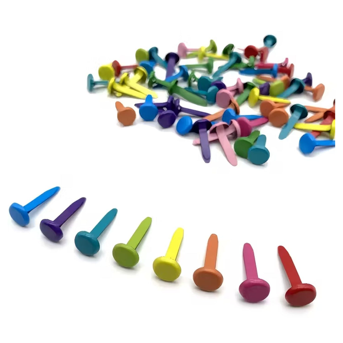 25 Brads De Colores Adornos / Embellishments Hobbees