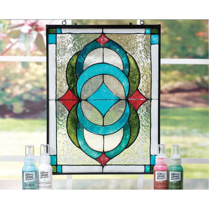 Gallery Glass Shimmer Green / Pintura para Vidrio Verde Brillante Vitral Folk Art