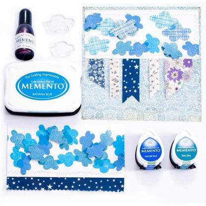 Memento Dew Drop London Fog / Cojín de Tinta para Sellos Gris Neutro Tintas Imagine