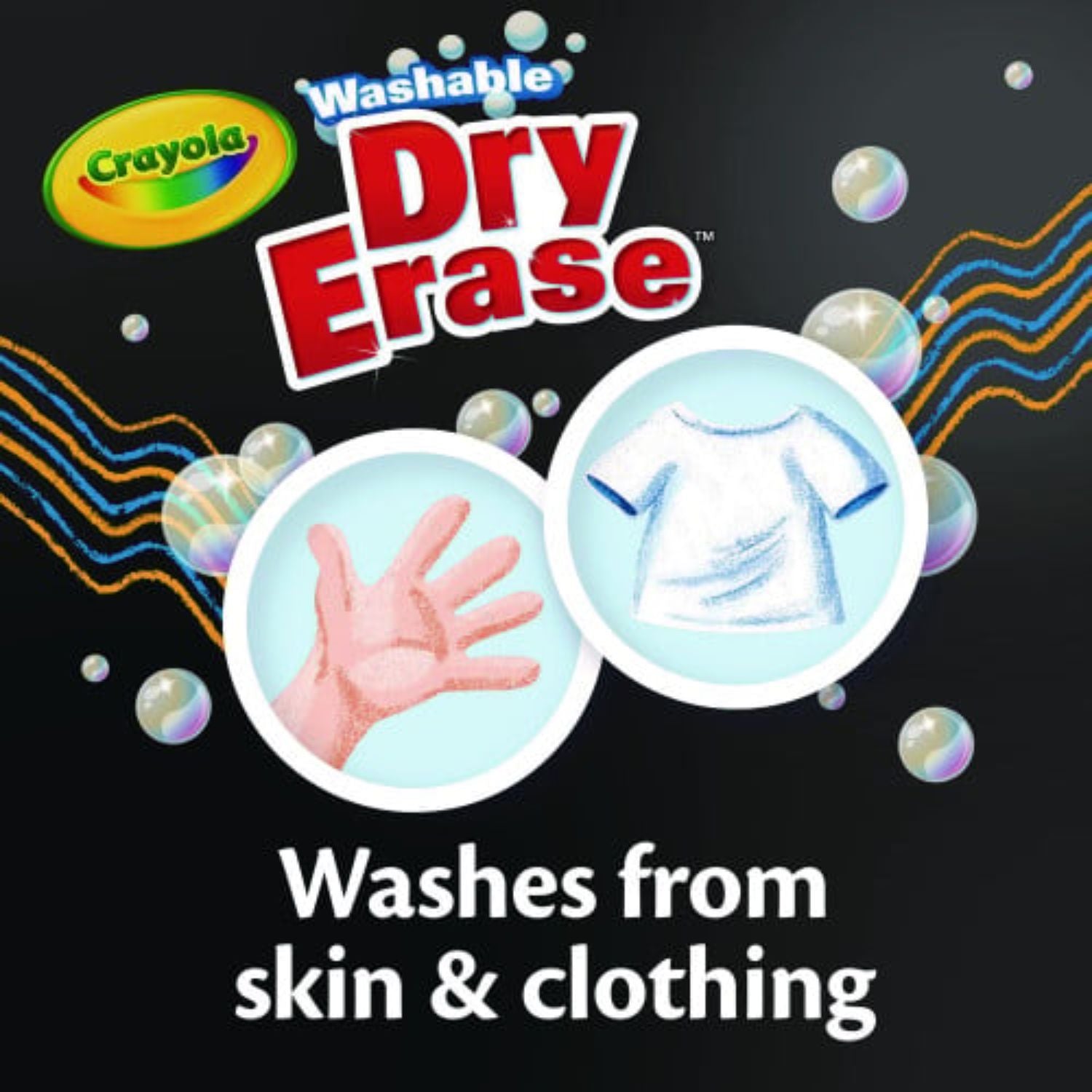 Washable Dry-Erase Crayons / 8 Crayones Borrables Brilantes Crayones Crayola