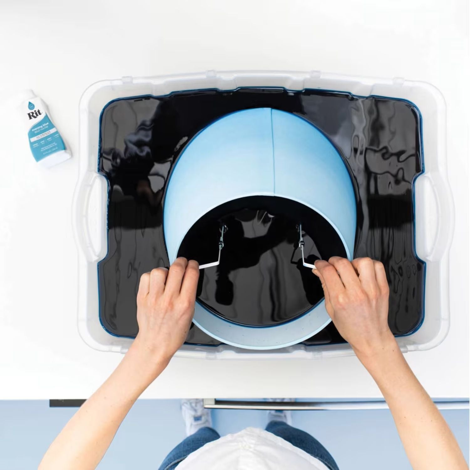 Rit Dye Liquid Evening Blue / Tinte Líquido para Teñir Azul Noche Pintura para Tela Rit