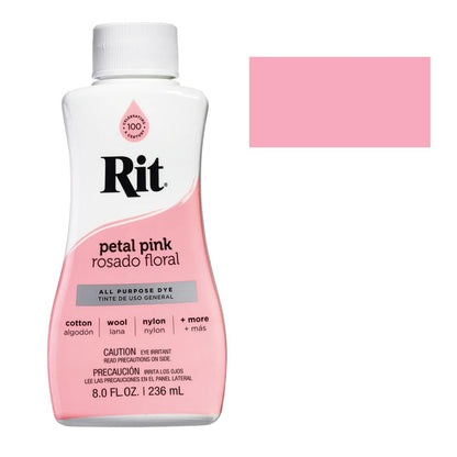 Rit Dye Liquid Petal Pink / Tinte Líquido para Teñir Pétalo De Rosa Pintura para Tela Rit