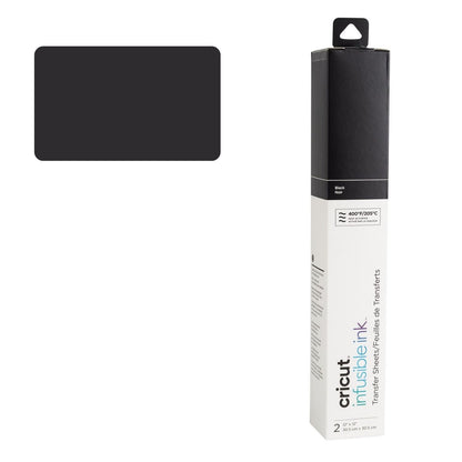 Infusible Ink Transfer Sheet Black / Hojas de Transferencia de Tinta de Infusible Negro Plotter Accesorios Cricut