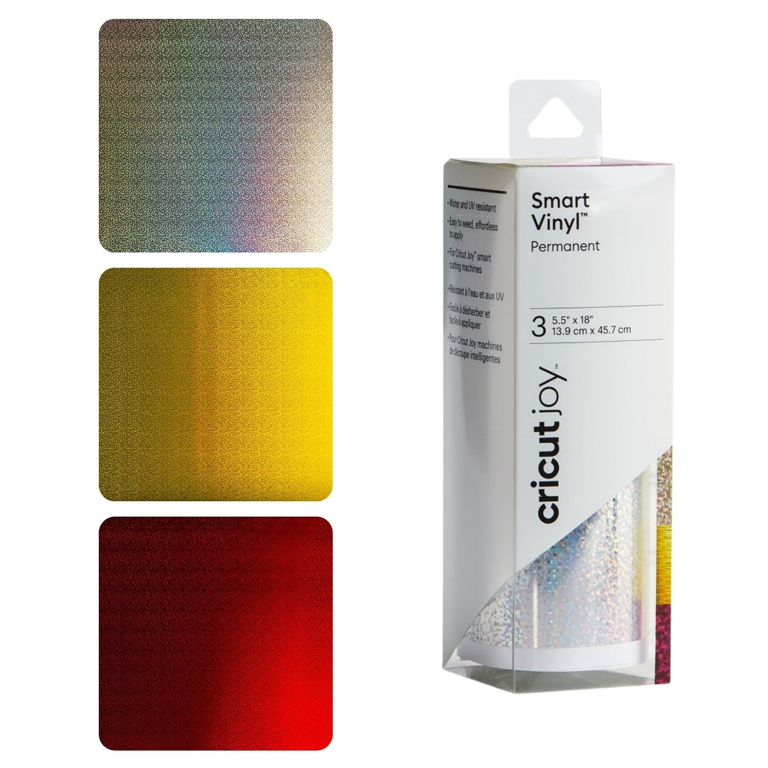 Smart Vinyl Holographic Sampler / Muestrario de Vinil Holográfico Viniles Cricut