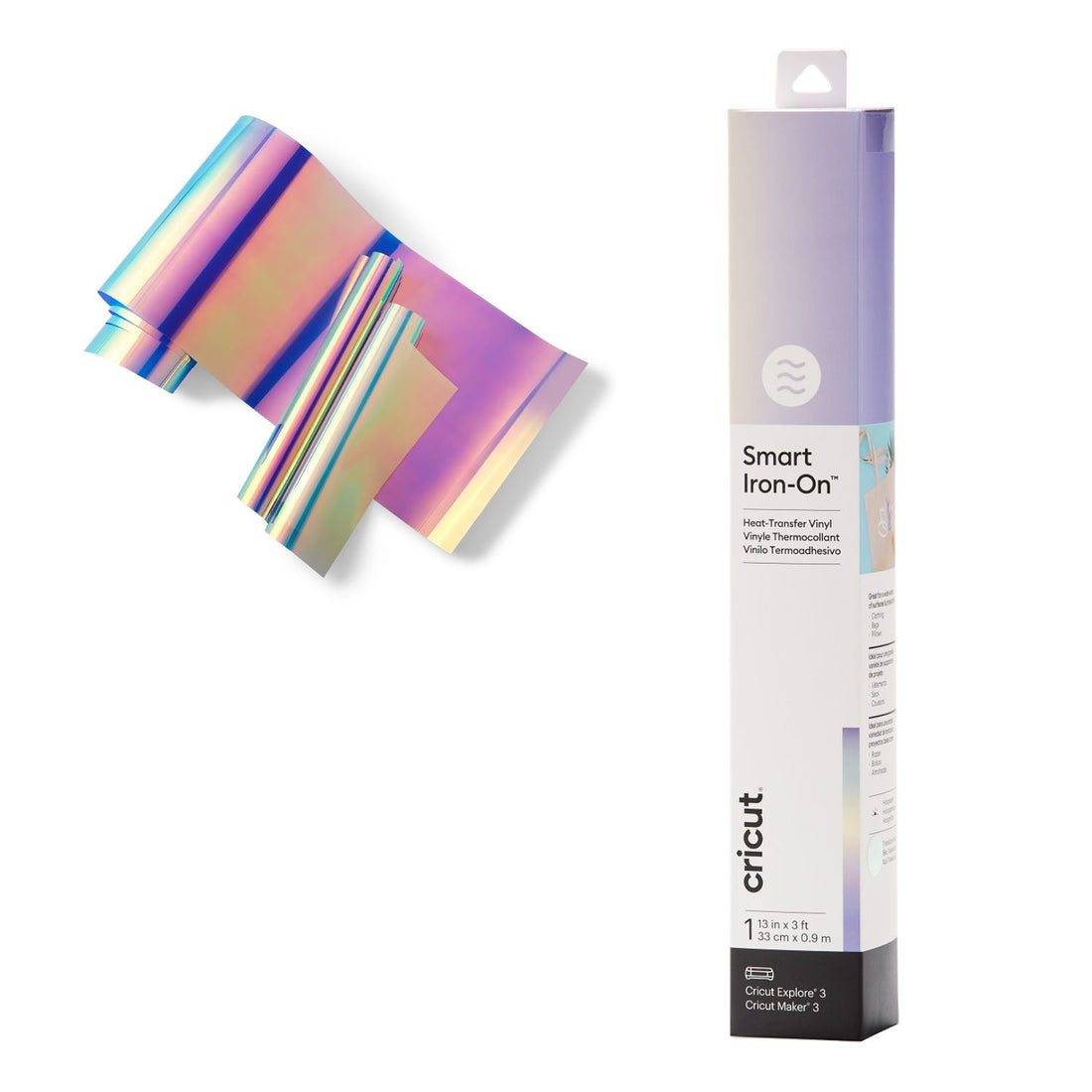 Smart Iron On Vinyl Traslucent Blue / Vinil Termoadhesivo Rojo Azúl Traslúcido Viniles Cricut