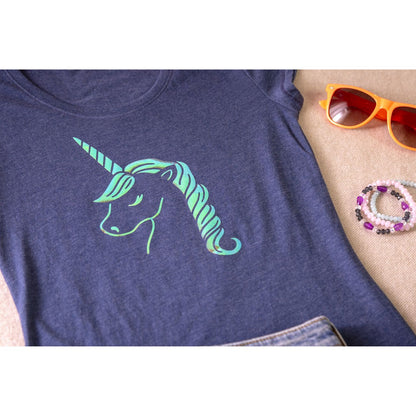 Smart Iron On Vinyl Traslucent Blue / Vinil Termoadhesivo Rojo Azúl Traslúcido Viniles Cricut