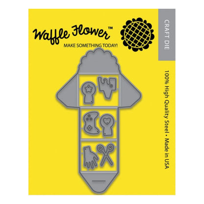 Mini Trifold Notes Dies / Suaje de Sobrecito Mini Dados de Corte / Suajes / Troqueles Waffle Flower