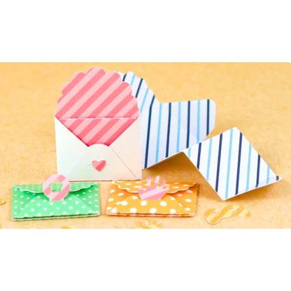 Mini Trifold Notes Dies / Suaje de Sobrecito Mini Dados de Corte / Suajes / Troqueles Waffle Flower