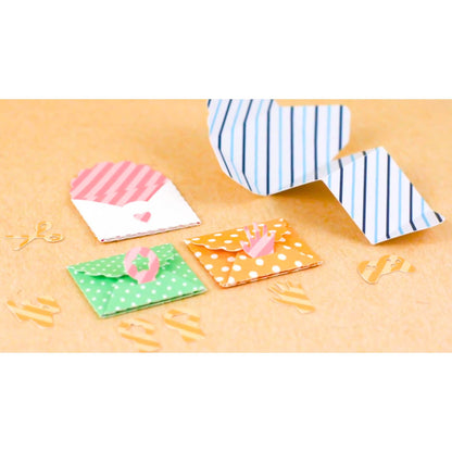 Mini Trifold Notes Dies / Suaje de Sobrecito Mini Dados de Corte / Suajes / Troqueles Waffle Flower