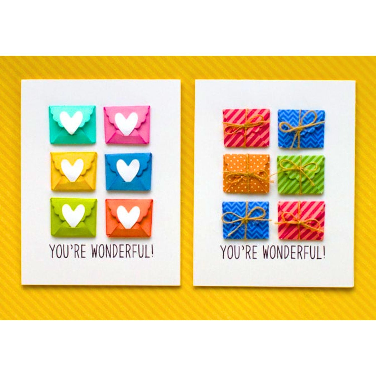 Mini Trifold Notes Dies / Suaje de Sobrecito Mini Dados de Corte / Suajes / Troqueles Waffle Flower