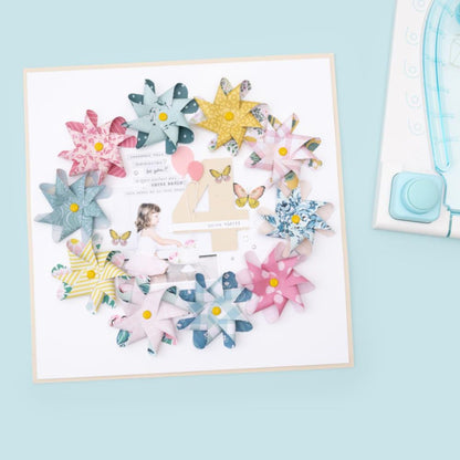 Pinwheel Punch Board / Tabla para Crear Rehiletes Herramientas We R Memory Keepers