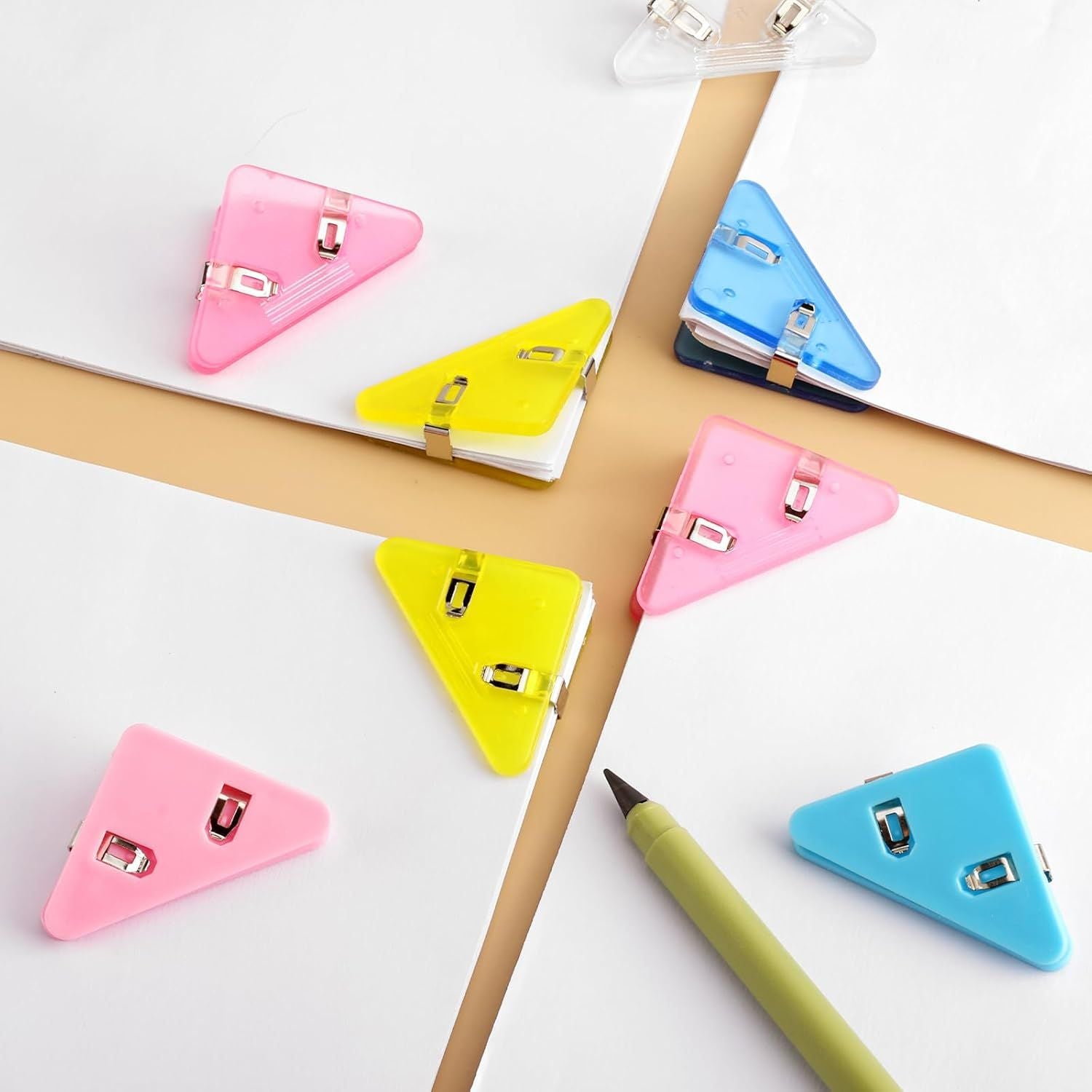 5 Clips Triangulares para Esquinas Herramientas Hobbees