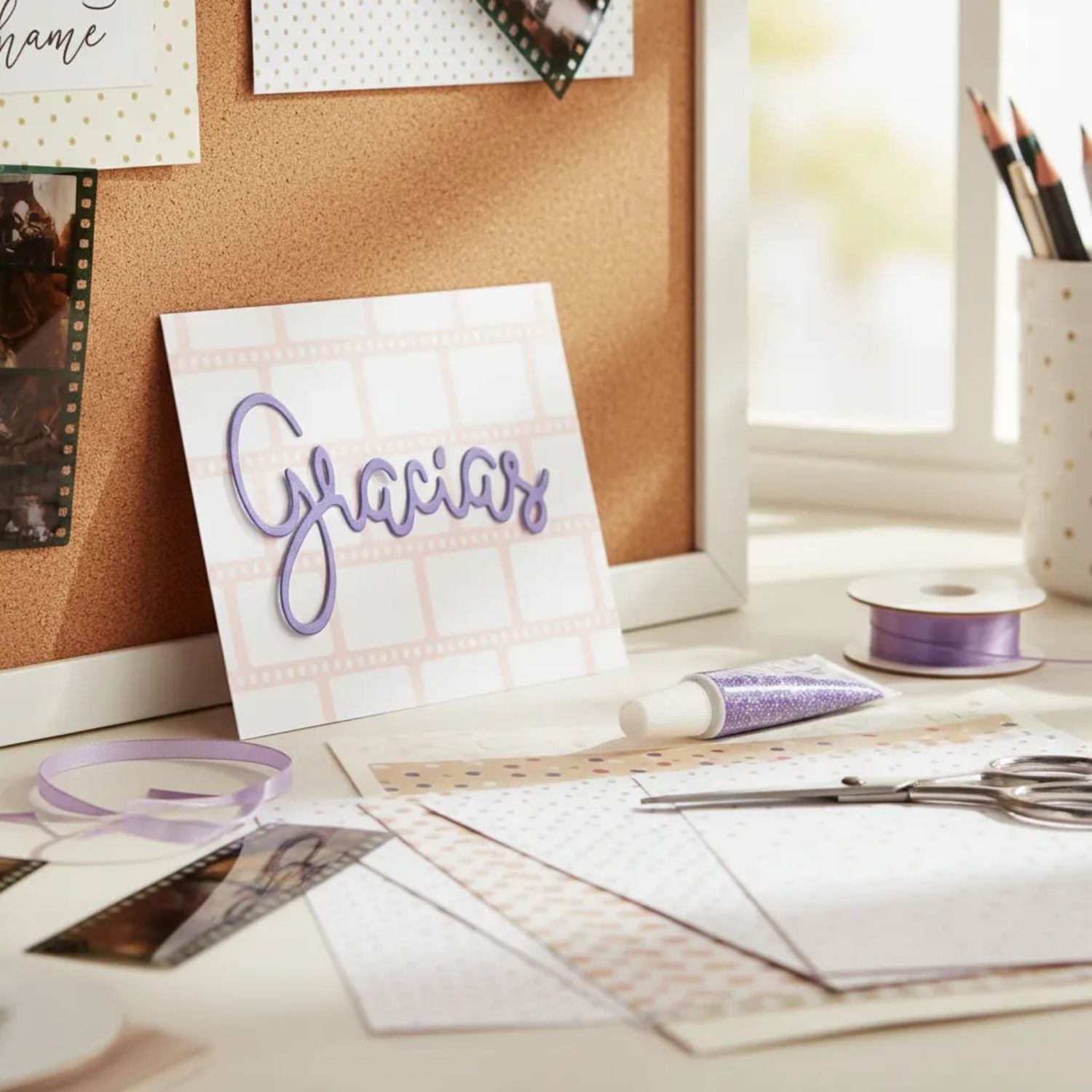 Suaje Palabra &quot;Gracias&quot; Dados de Corte / Suajes / Troqueles Hobbees