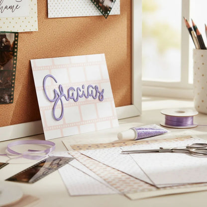 Suaje Palabra &quot;Gracias&quot; Dados de Corte / Suajes / Troqueles Hobbees