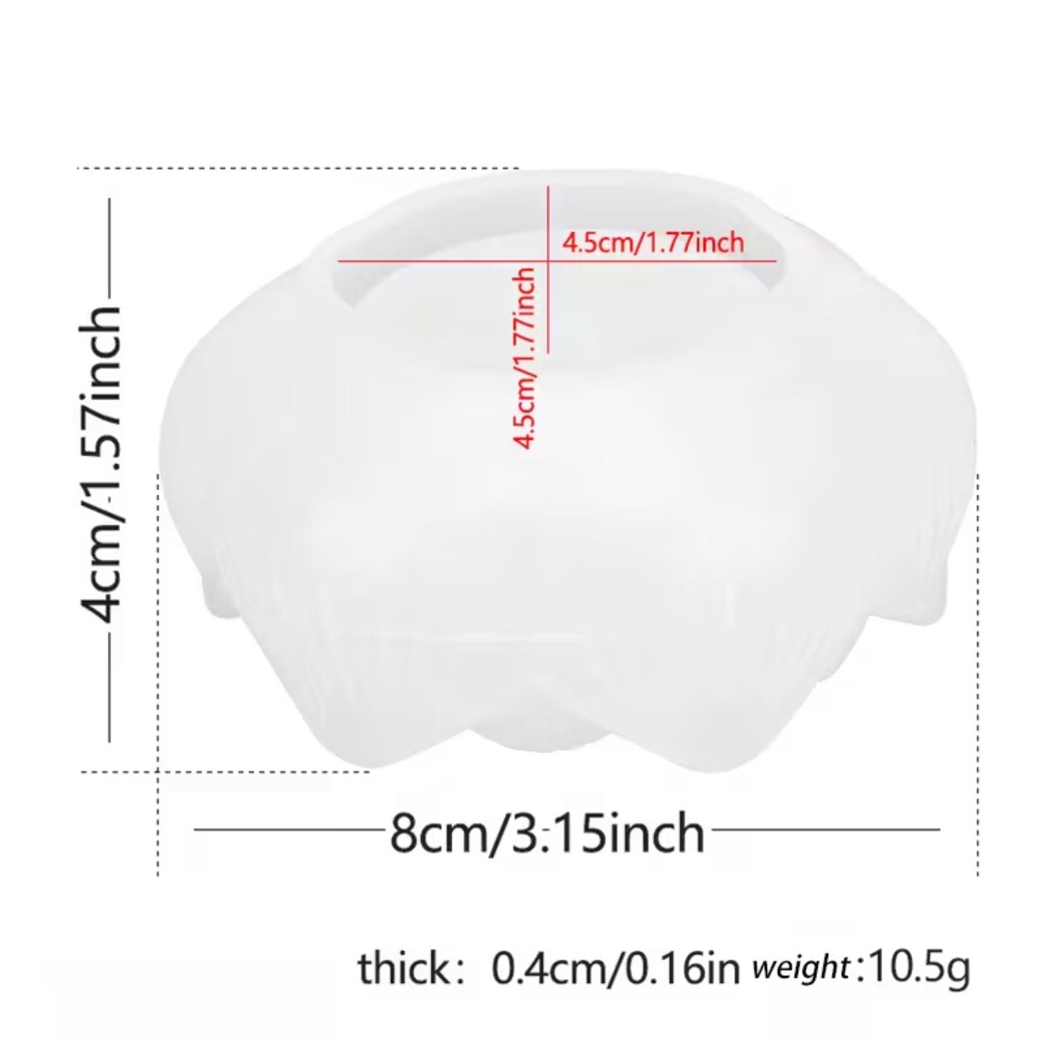 Molde de Silicón Flor de Loto Resina Epóxica y Accesorios Hobbees