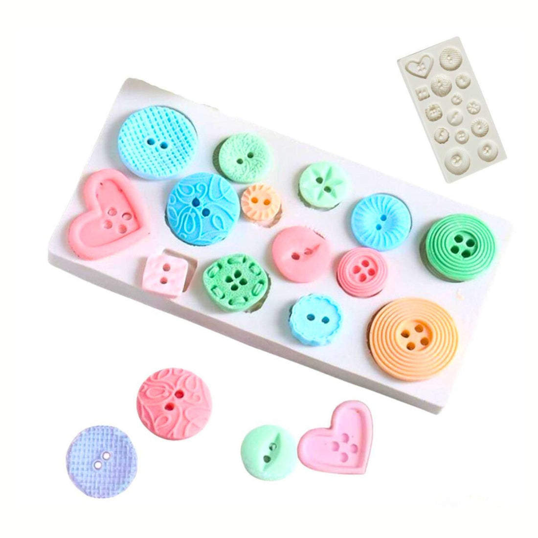 Molde para hacer Botones Moldes Hobbees