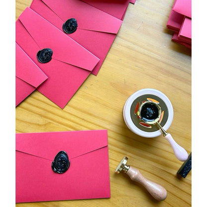 Black Sealing Wax / Barra de Lacre Negro Adornos / Embellishments Manuscript