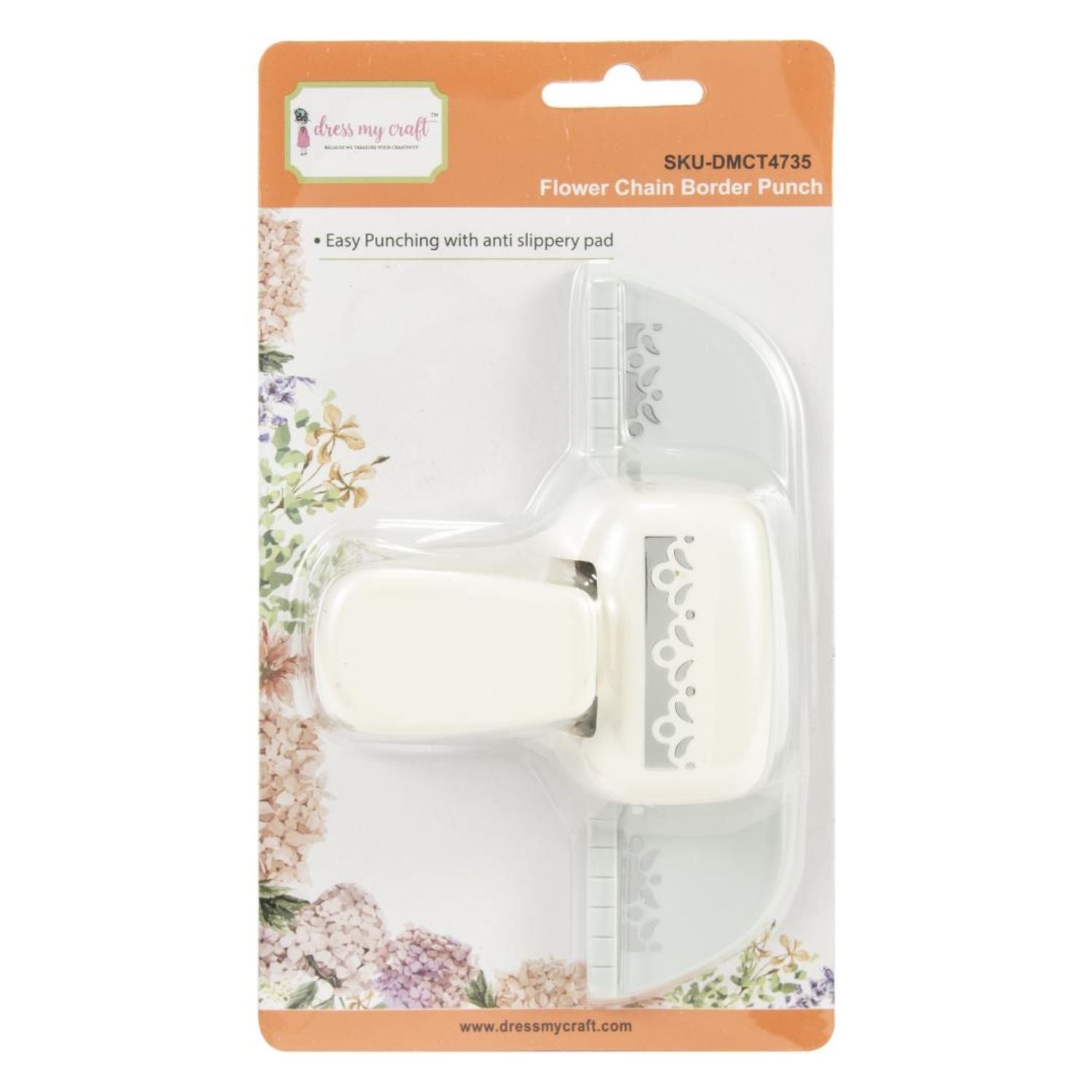 Flower Chain Border Punch / Perforadora de Orilla Cadena Floral Perforadoras Dress My Craft