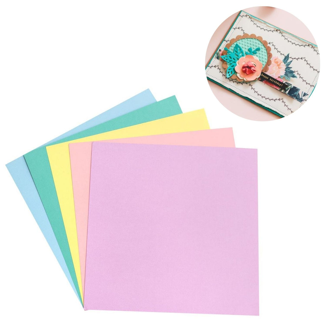 Pastel Cardstock / Block de Cartulina Colores Pastel