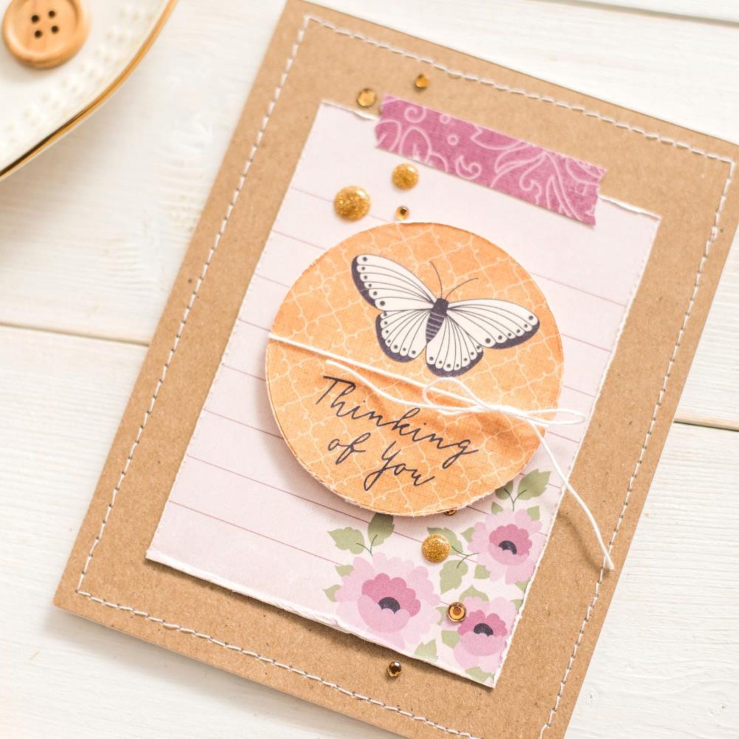 English Garden Cardstock Pack / Paquete Hojas Tonos Tierra Pastel Papel DCWV