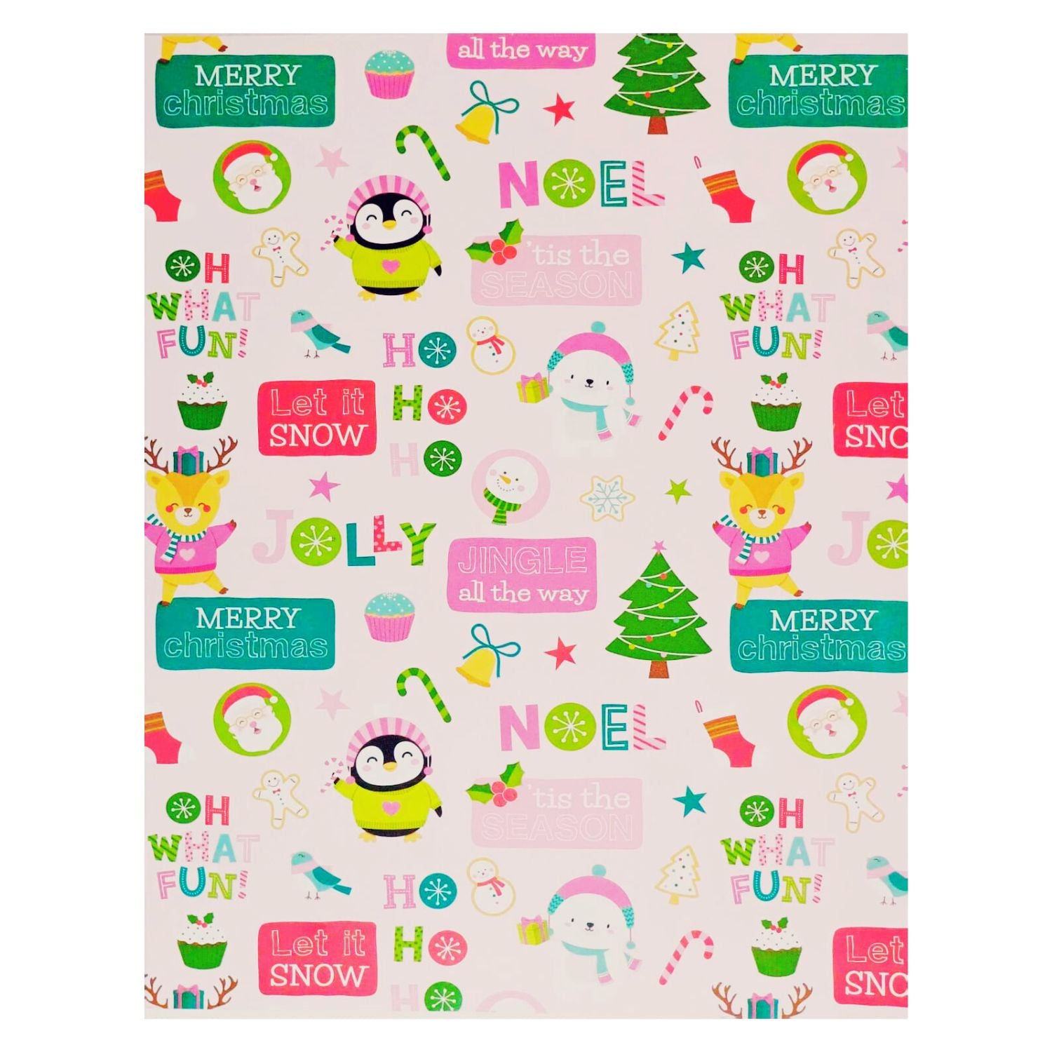 Hoja de Papel Decorado Navidad Rosa Papel, Hojas Sueltas Angie Guerra