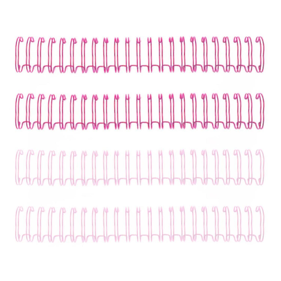 Cinch Wires Pink 0.625" / 4 Arillos Metálicos Rosas Arillos para Engargolar We R Memory Keepers