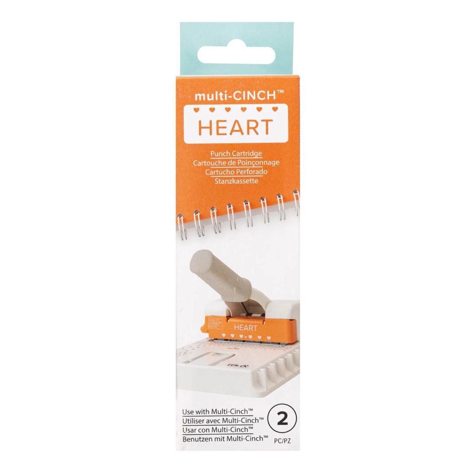 Multi Cinch Cartridge Heart / Cartucho Intercambiable de Corazón Accesorios We R Memory Keepers