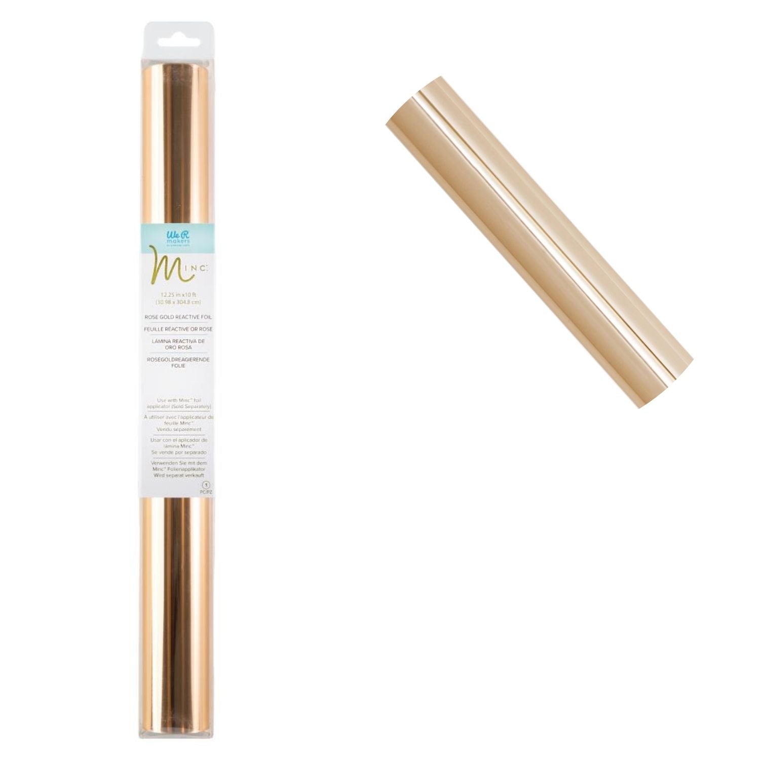 Minc Reactive Foil Rose Gold / Foil Reactivo Oro Rosa Foil Reactivo We R Makers