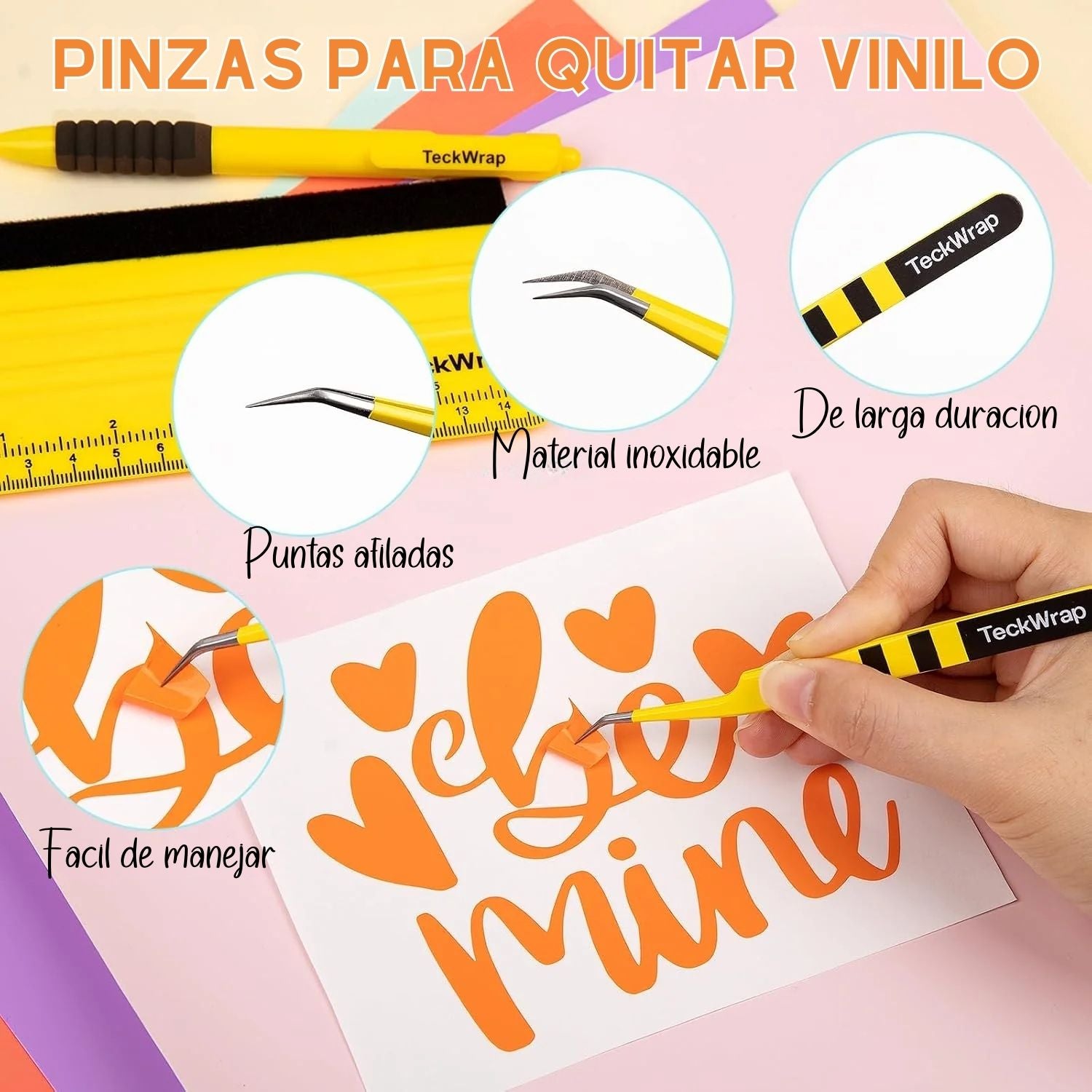 Tweezer / Pinzas Herramientas Teckwrap