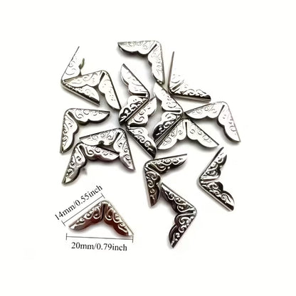 Mini Protectores de Esquinas Dorado 1.3cm Encuadernacion Hobbees