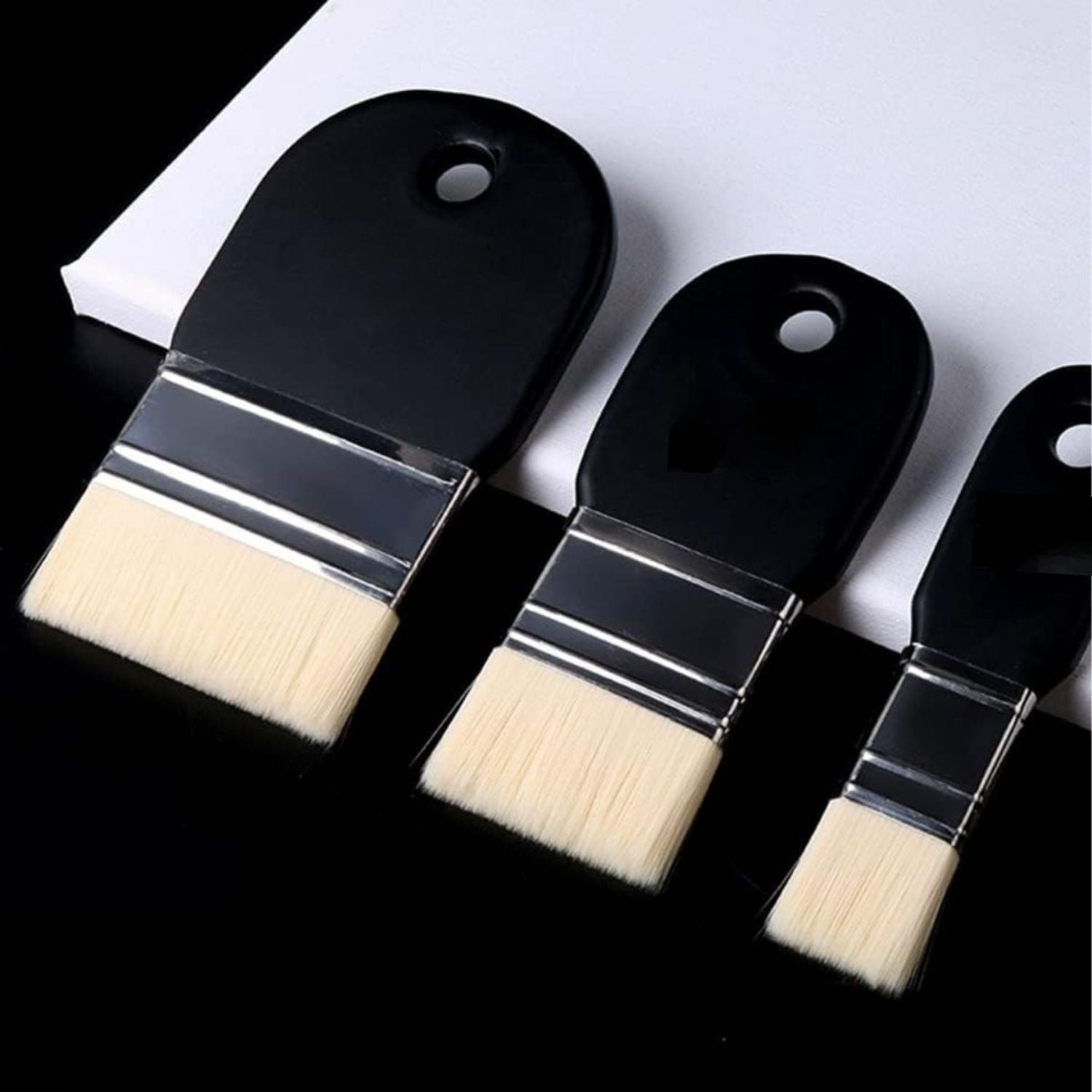 Brocha Plana para Aplicar Pintura y Medios 7.5cm Pinceles y Brochas Novelty