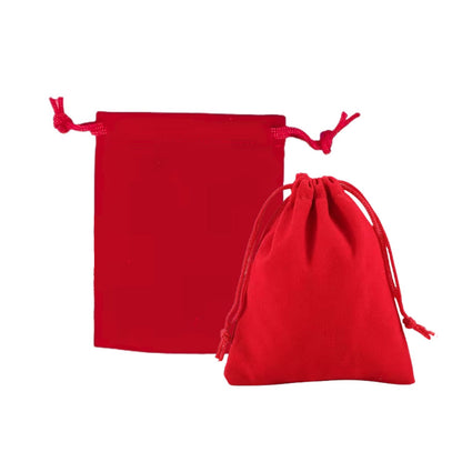 2 Bolsitas de Terciopelo Rojo Bolsas Hobbees