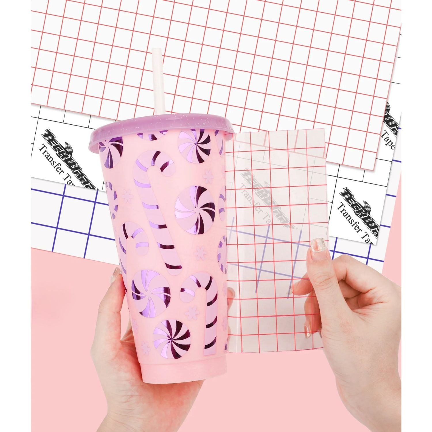 Grid Transfer Tape / Papel Transfer con Cuadrícula Viniles Teckwrap