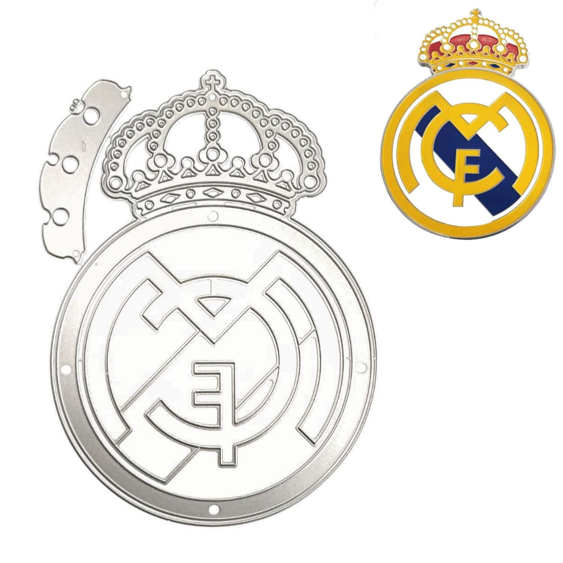 Suaje o Troquel Escudo Deportivo con Corona Dados de Corte / Suajes / Troqueles Hobbees